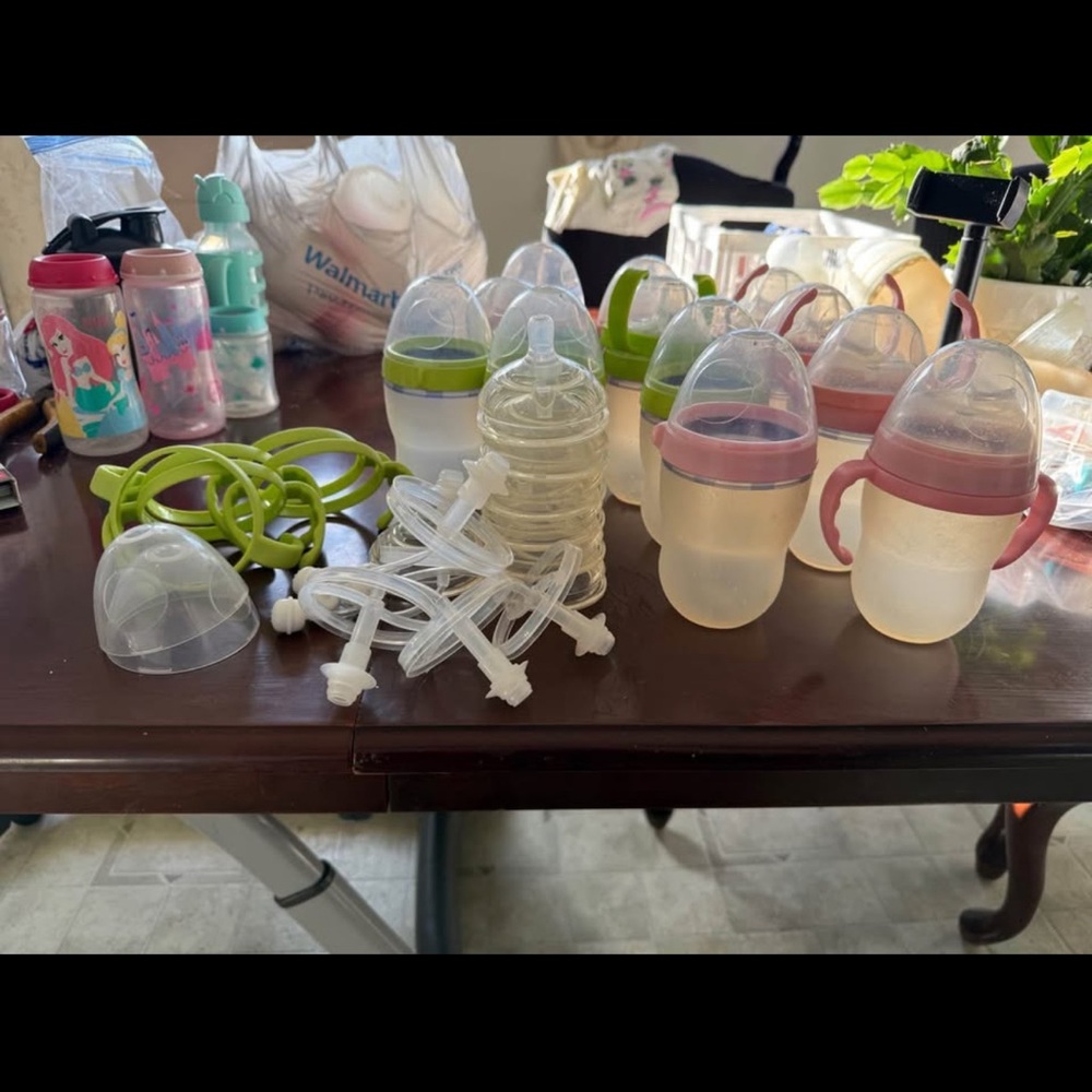 Colorful Baby Bottle Set for Home Parties